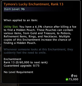 Tymoras Lucky Enchantment