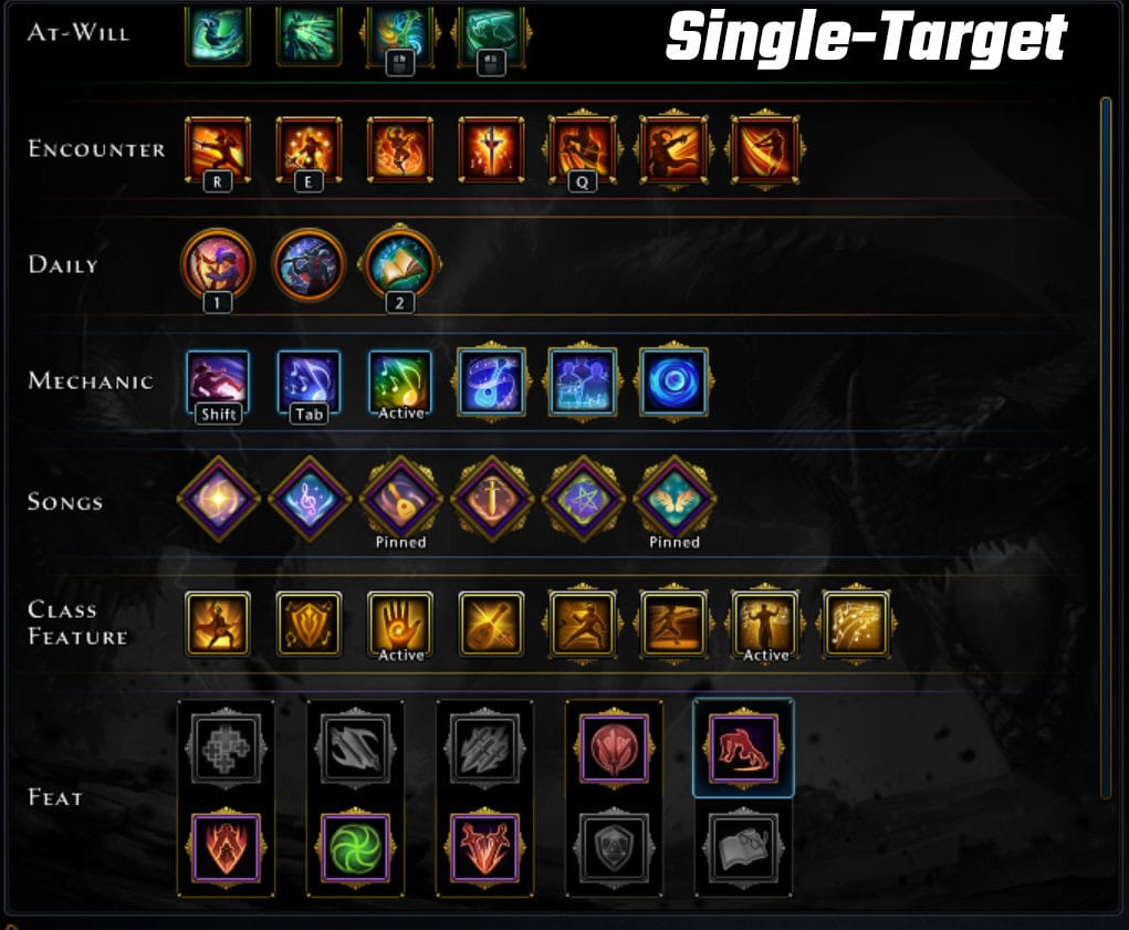 The Complete Bard Songblade DPS Build - Neverwinter Mod 30 As Above, So Below 3 Single Target Songblade