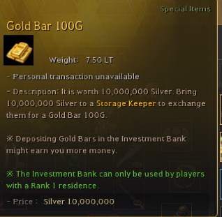 BDO Gold Bar