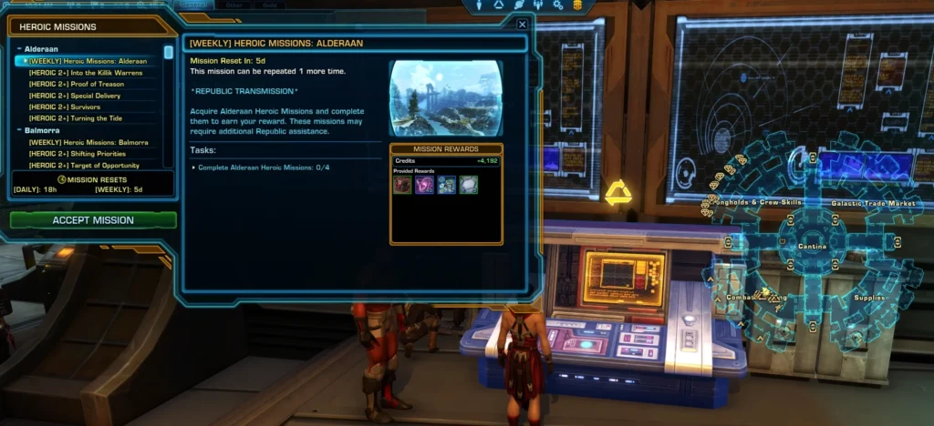 Heroic Missions SWTOR